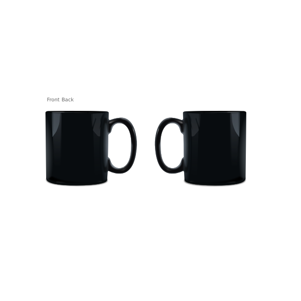Black mugs
