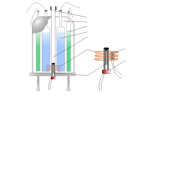 Spectrometer scheme clip art