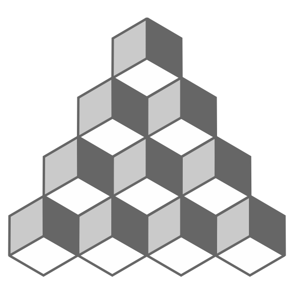 Download Necker Cube Illusion Clip Art Free Svg
