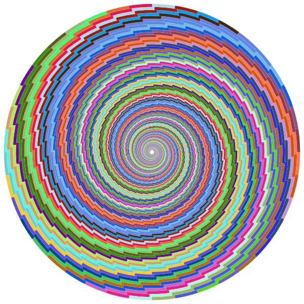 Colorful swirl vector image