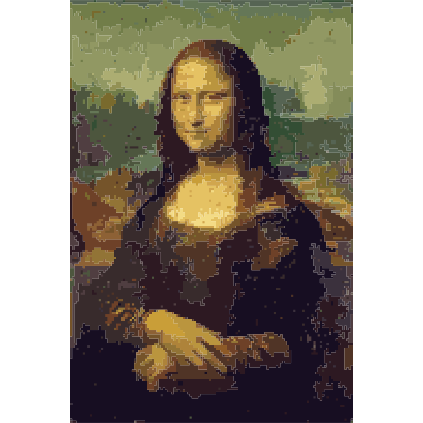 New Mona Lisa in the Pixel Age 2014080533