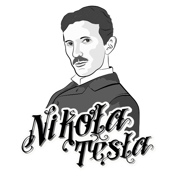 Nikola Tesla's portrait
