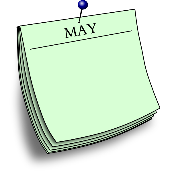 Monthly note - May