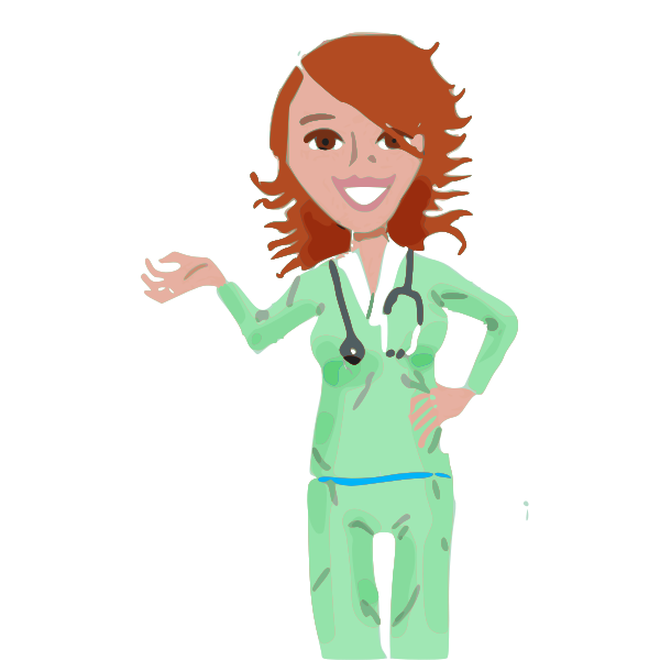Download Vector Clip Art Of Professional Medical Nurse Free Svg