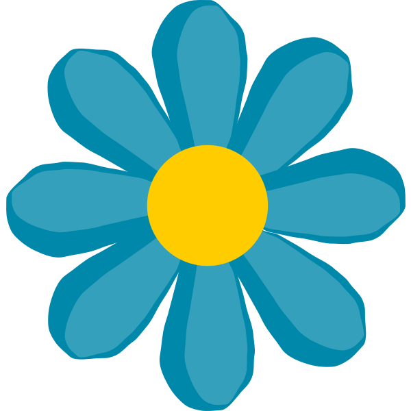 Download Blue Flower Free Svg