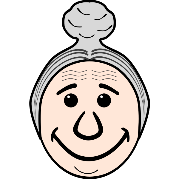 Download Grandmother S Face Free Svg
