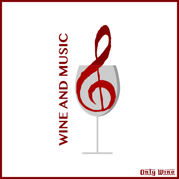 Wine and music image