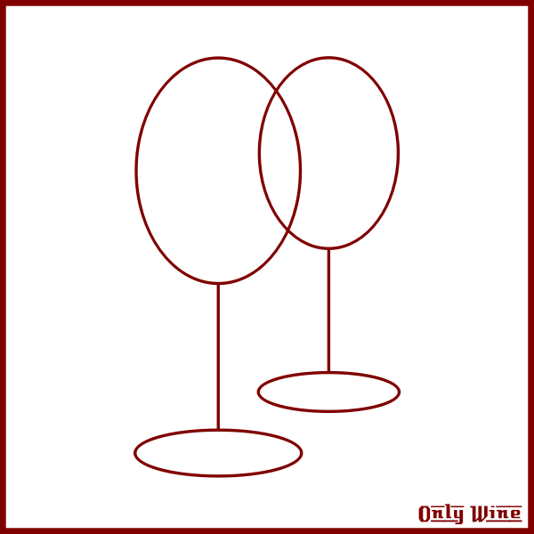 Two glasses drawing