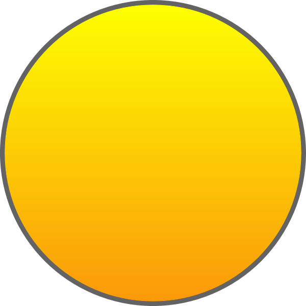 Orange Sun Outlined Wild West Vector Pixel Art