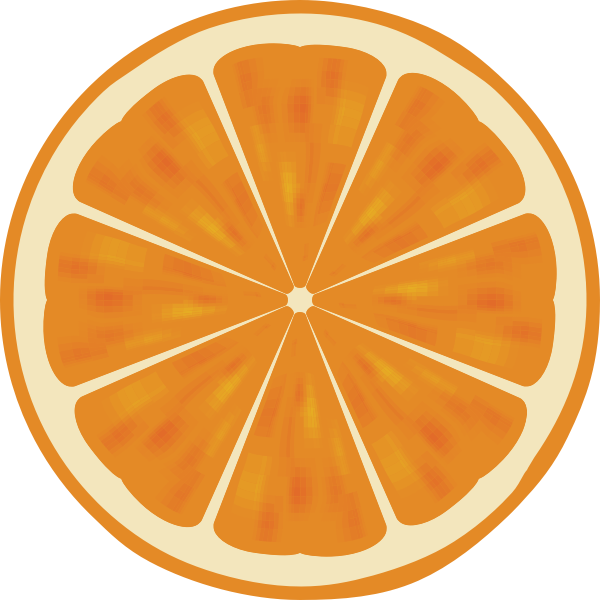 Orange Slice 2 Free SVG