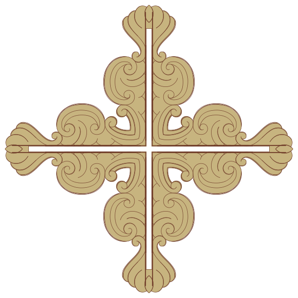 Ornate Frame 24 Derived Cross 2