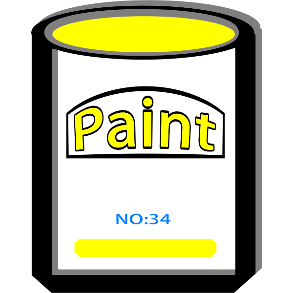 PAINT CAN YELLOW