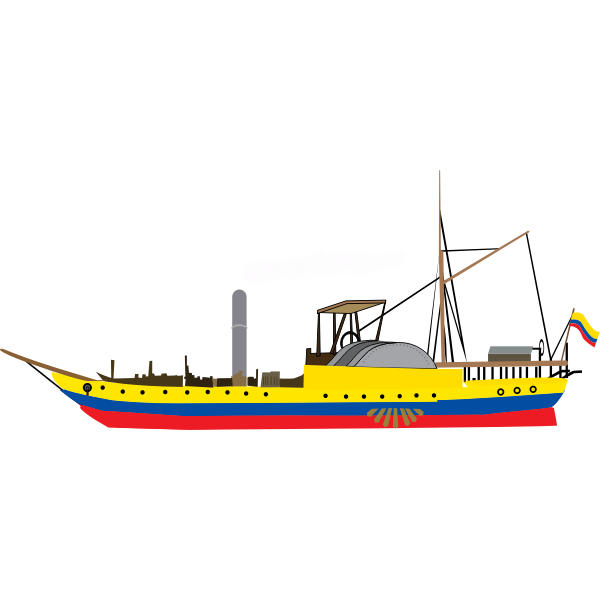 Paddle steamer image