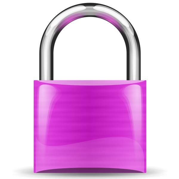 padlock violet