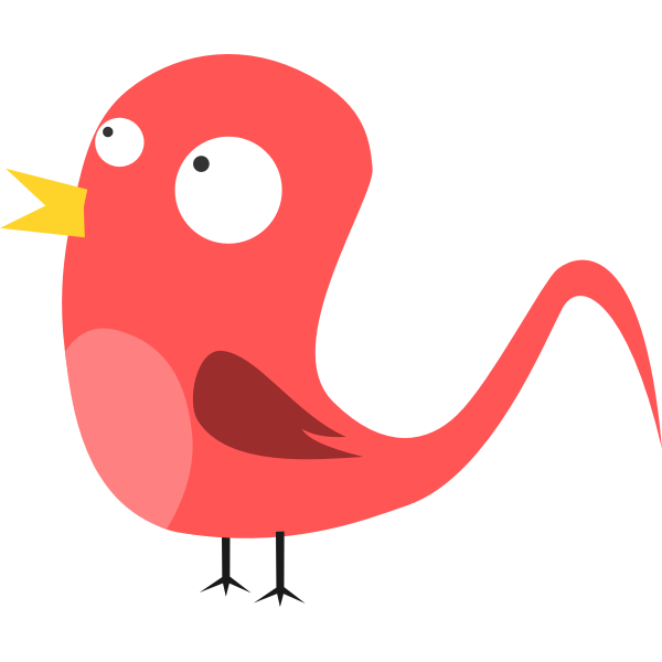 red cartoon bird free svg red cartoon bird free svg