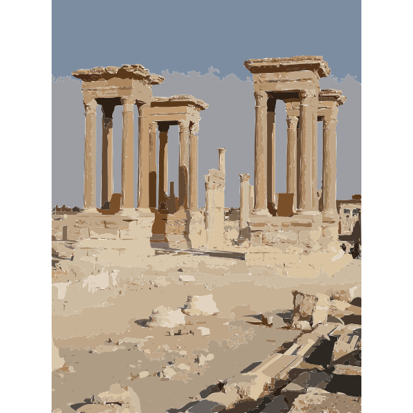 Palmyra Tetrapylon Request 2017020856