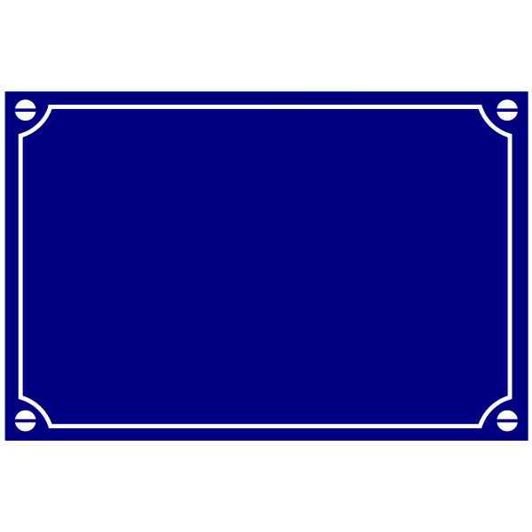 Blue empty board