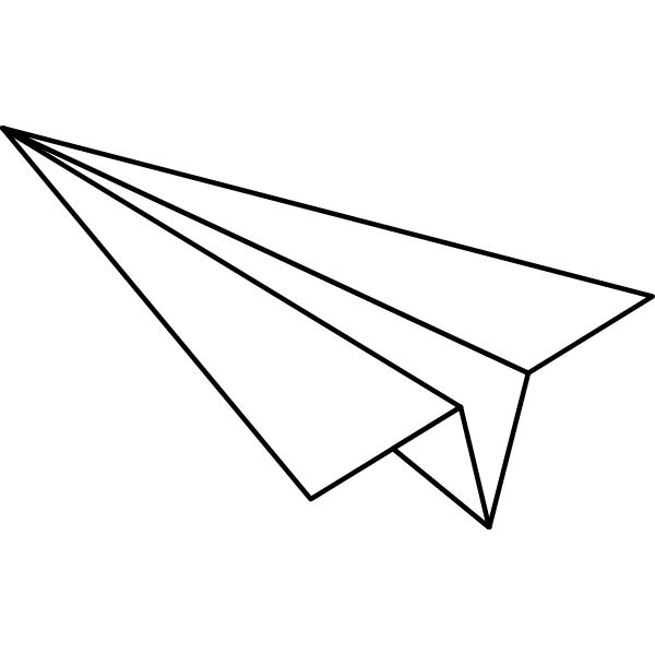 Paper Airplane | Free SVG
