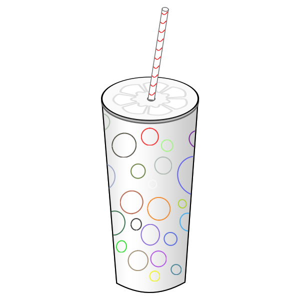 Paper cup vector graphics