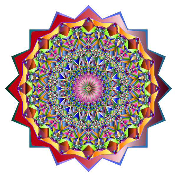 Color pattern Mandala