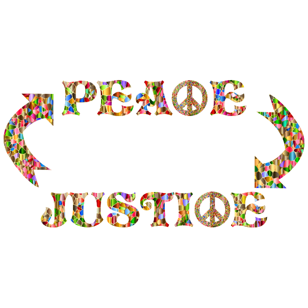 Download Peace 2 Justice 2 Peace No Background | Free SVG