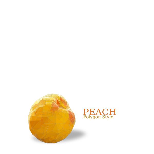 Peach Polygone