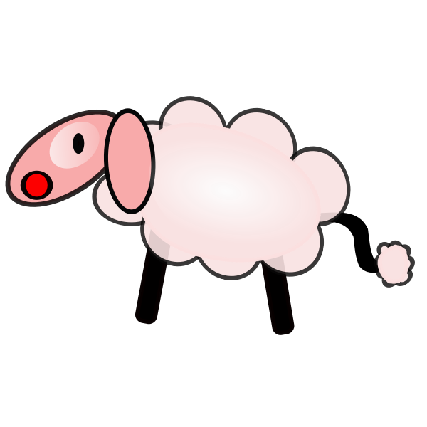 Sheep caricature