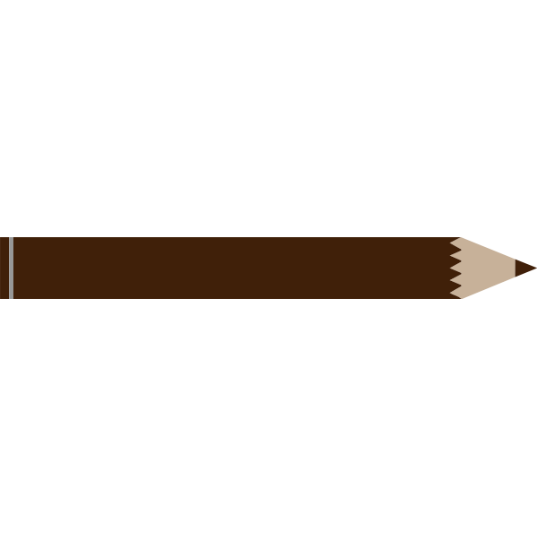 Brown crayon