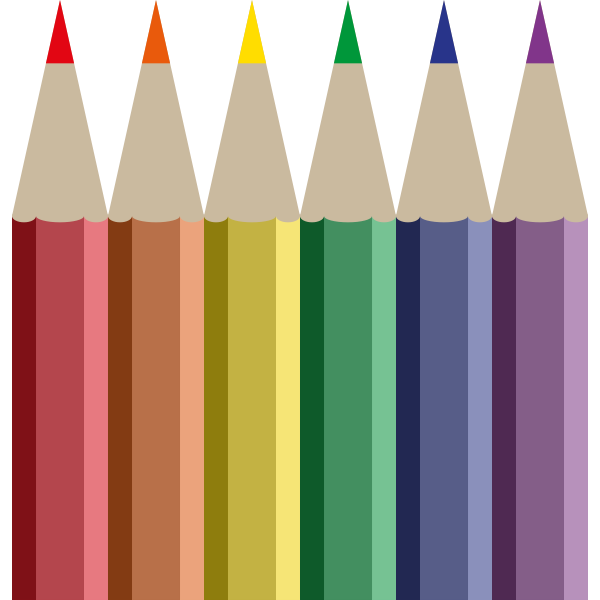 Download Colored Pencils Vector Image Free Svg
