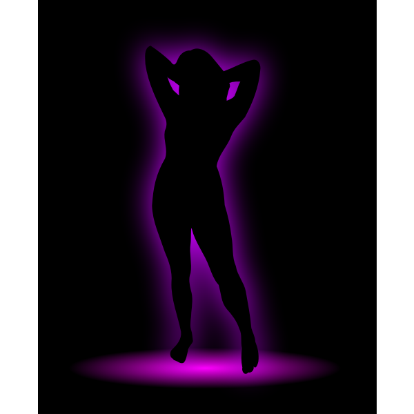 Showgirl vector image