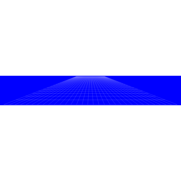 Perspective Grid Flat Blue