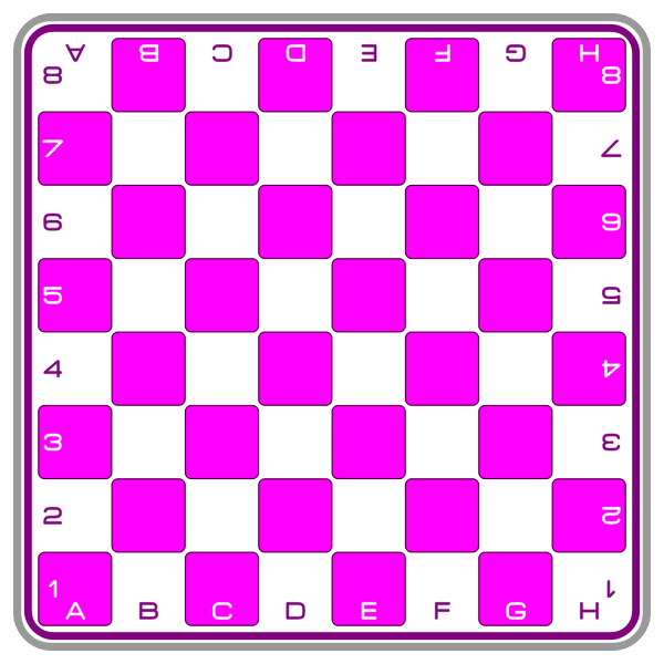 Pink Chessboard by DG RA 