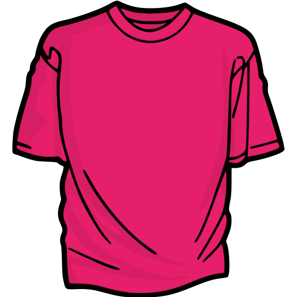 Download Pink T Shirt Vector Clip Art Free Svg