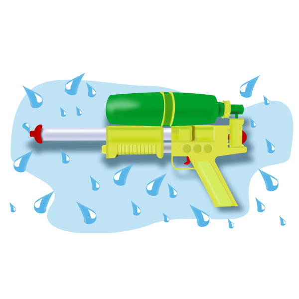Splash water gun