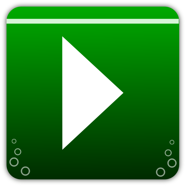 Green icon for music players