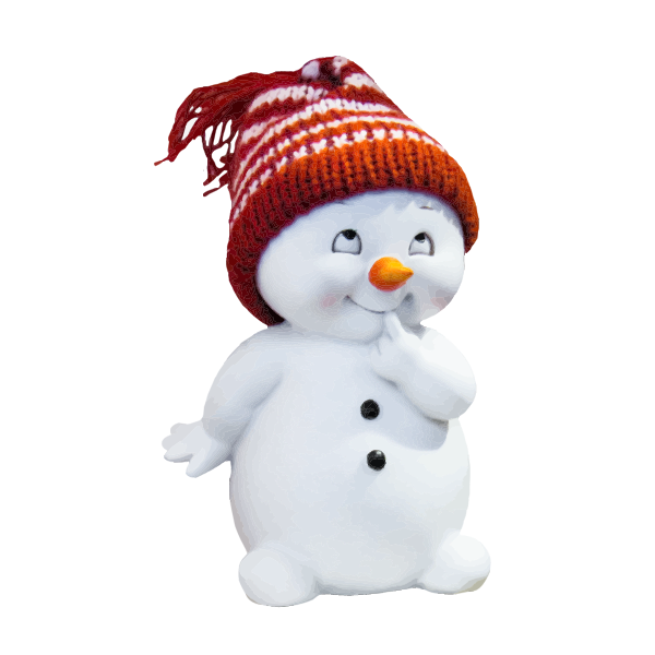 Playful Snow Man
