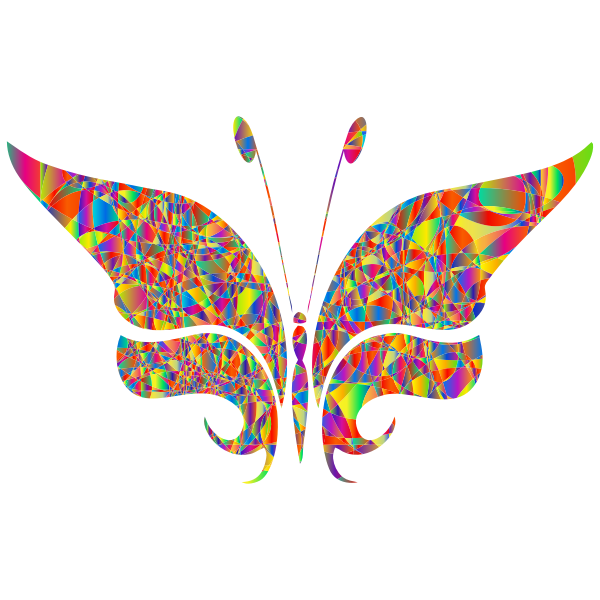 Polyprismatic Abstract Butterfly 2