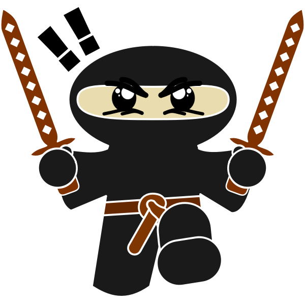 Download Ninja Attacking Free Svg