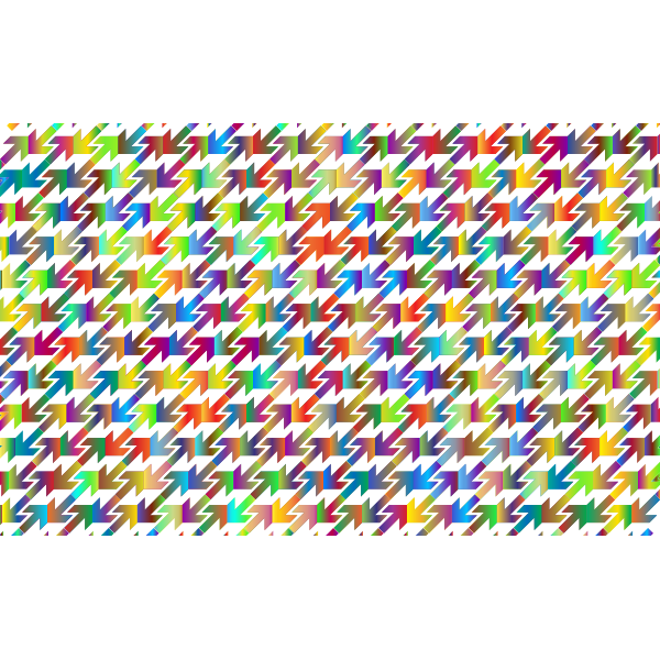 Prismatic Abstract Arrows Pattern 3