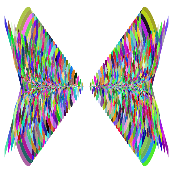Prismatic Abstract Butterfly Wings
