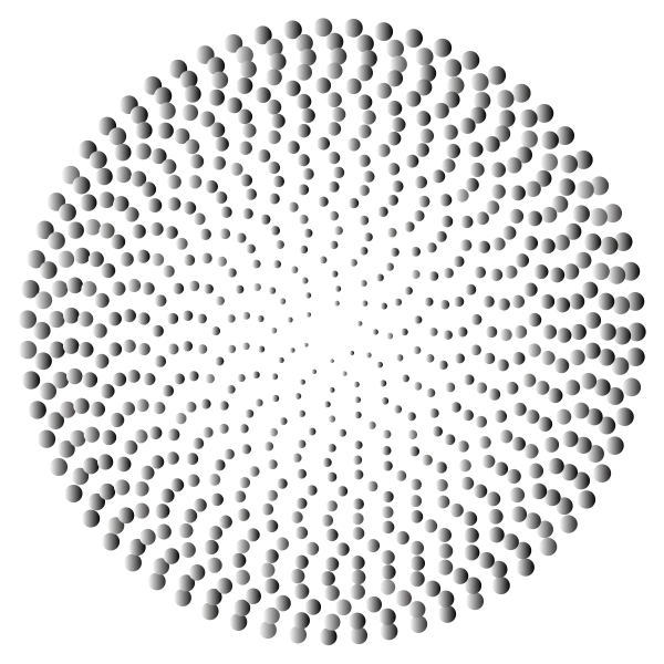 Prismatic Abstract Circles Design 6