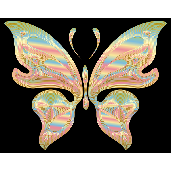 Prismatic Butterfly 17 Variation 2