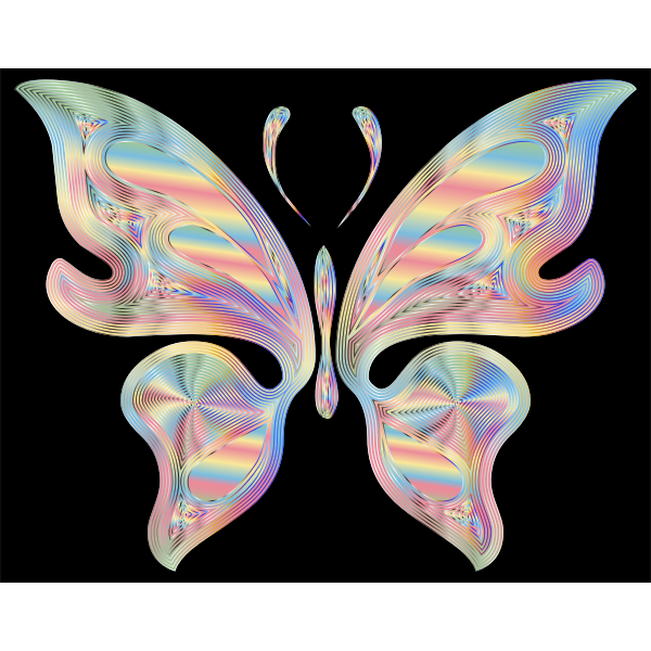 Prismatic Butterfly 17 Variation 3