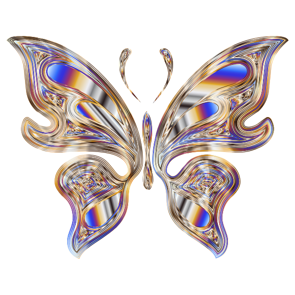 Prismatic Butterfly 18 No Background