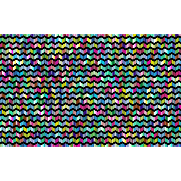 Prismatic Chevrons Pattern 3 With Background