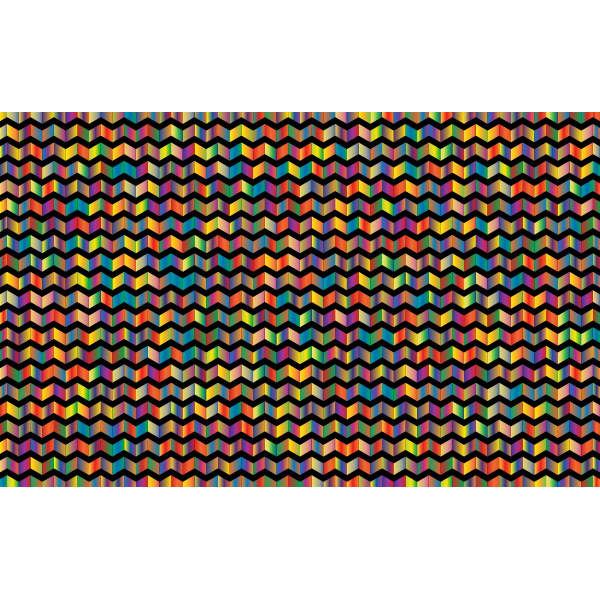 Prismatic Chevrons Pattern 4 With Background