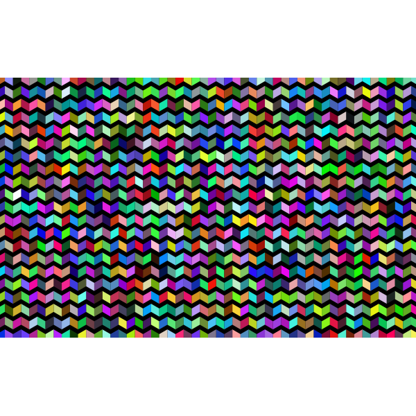 Prismatic Chevrons Pattern With Background