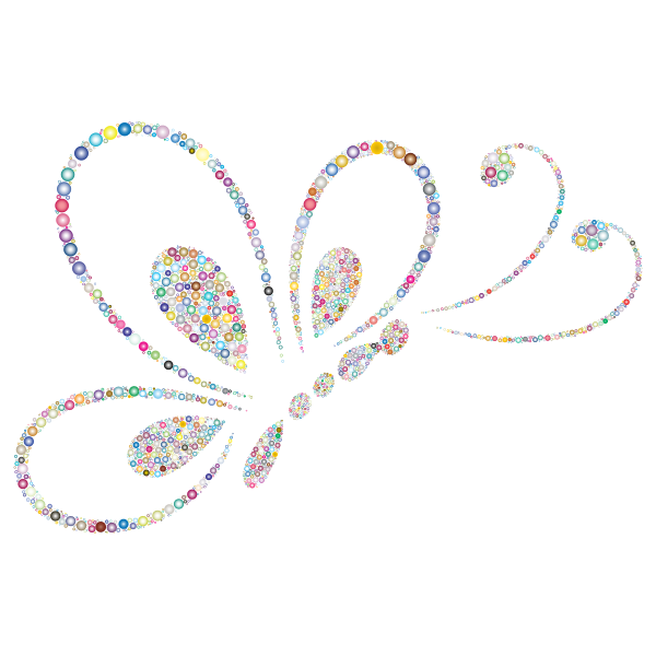 Download Prismatic Circles Butterfly Line Art 2 3 | Free SVG