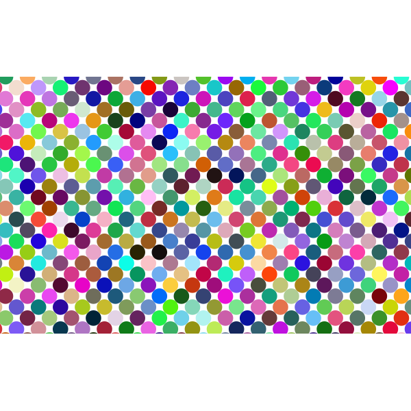 Dotty pattern in many colors