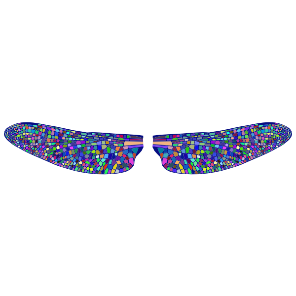 Prismatic Dragonfly Wings